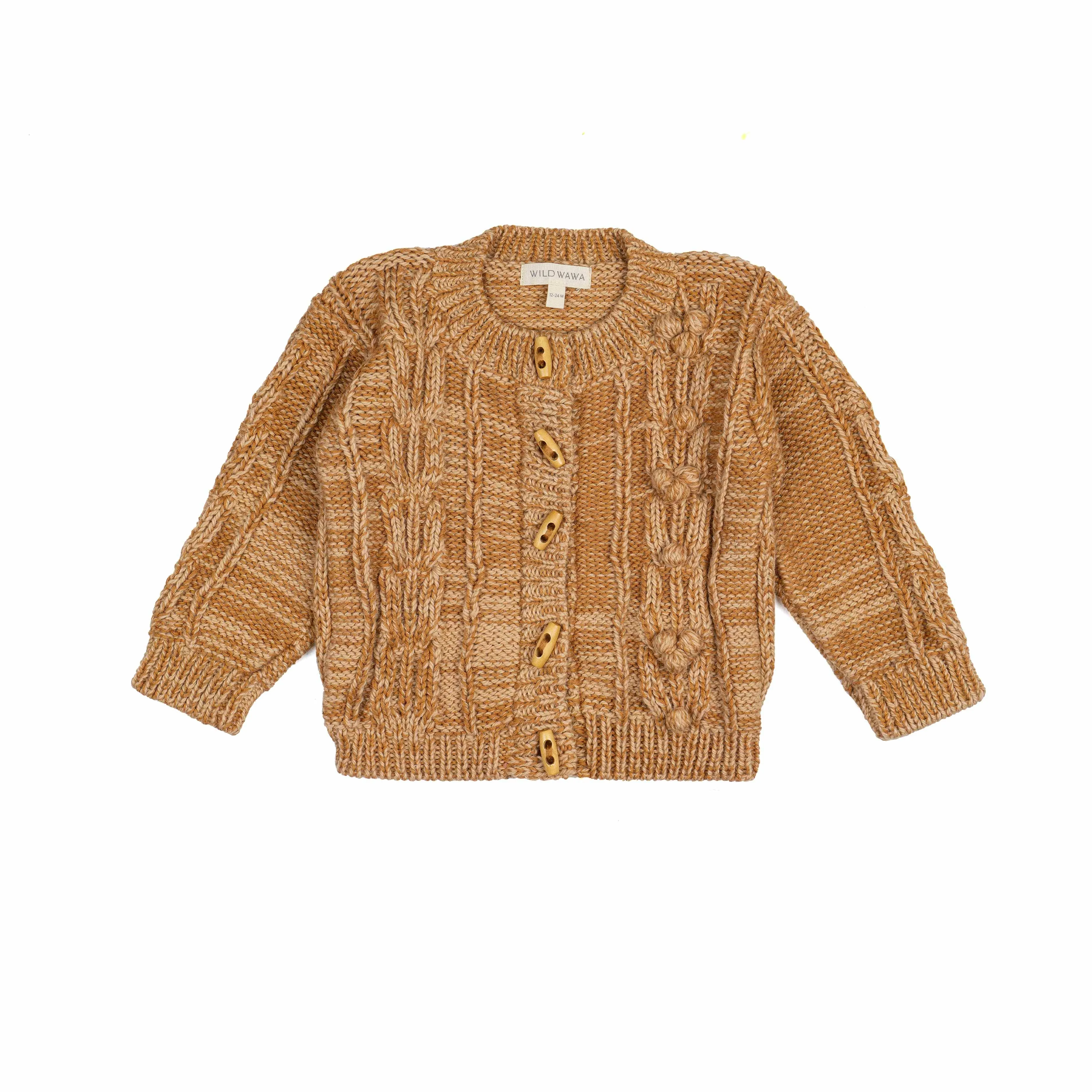 Alba Cardigan - Caramel Melange