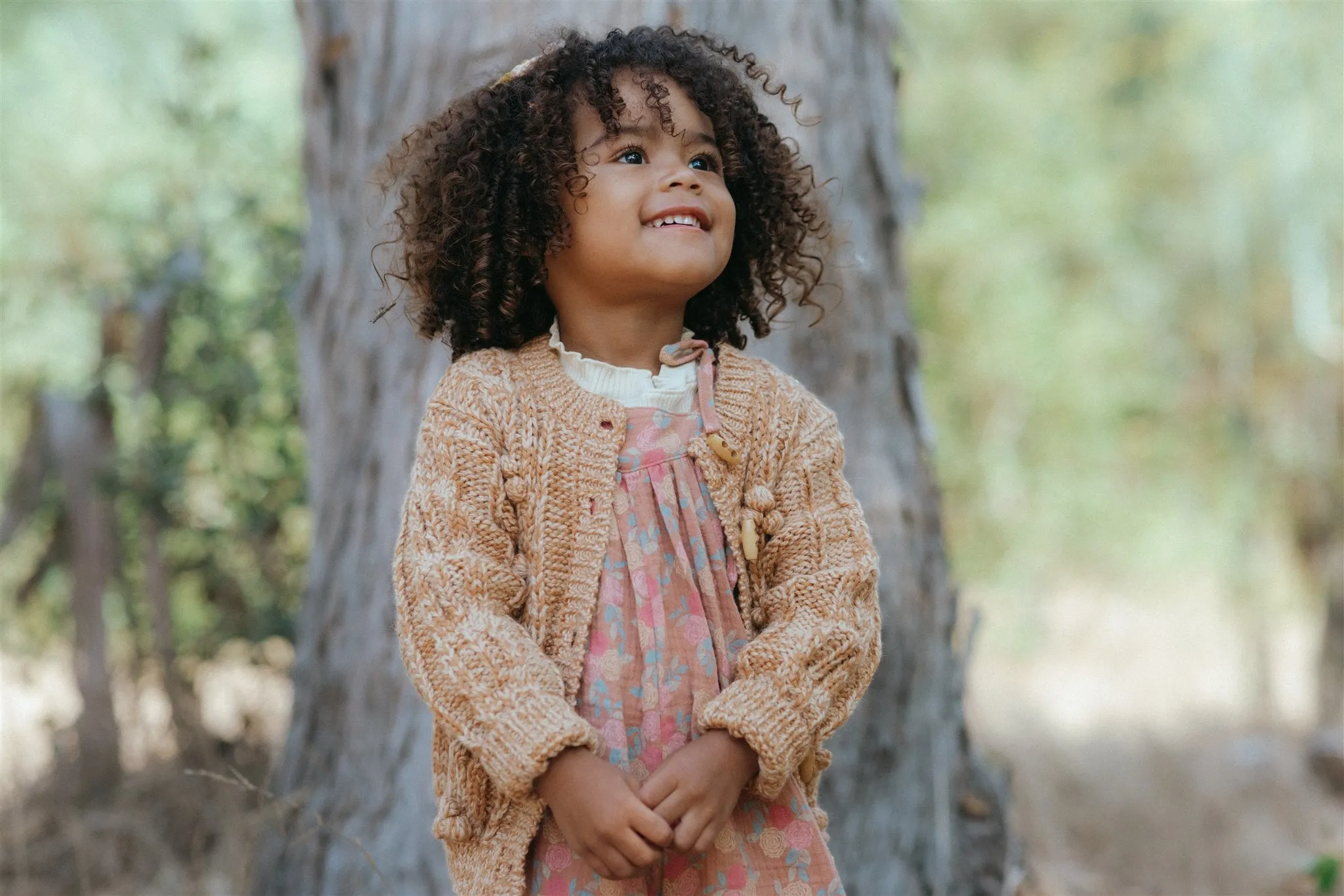 Alba Cardigan - Caramel Melange