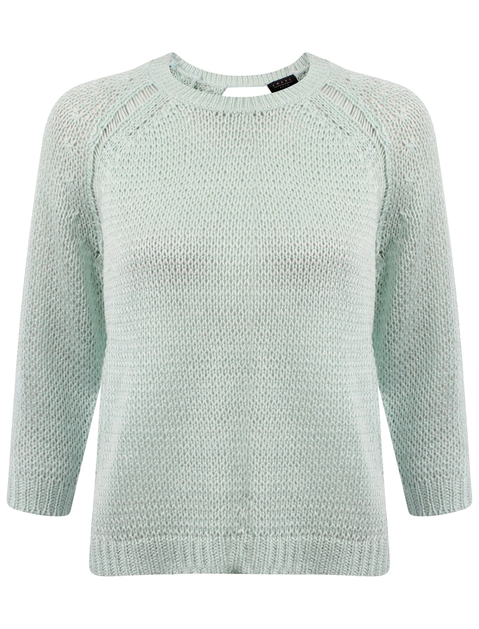 Amara Reya Verbena knit jumper in Soothing Sea