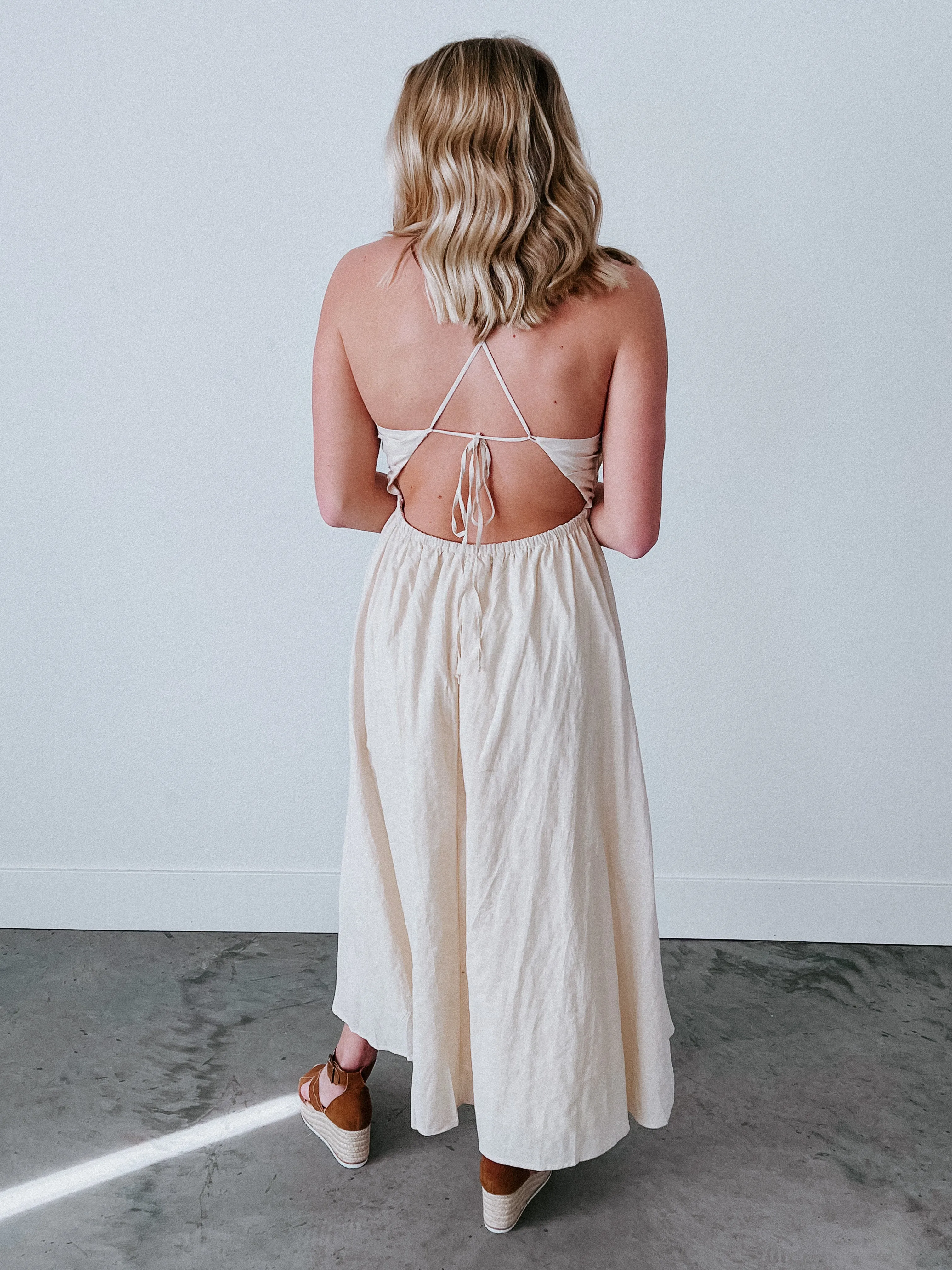 Andie Front Cutout Maxi Dress