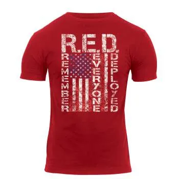 Athletic Fit R.E.D. (Remember Everyone Deployed) T-Shirt