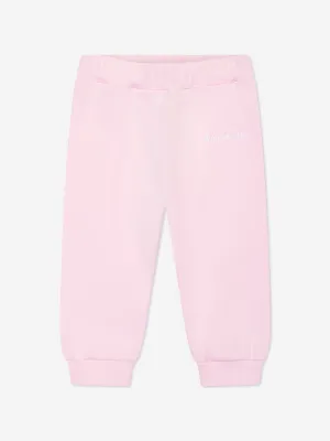 Balmain Baby Girls Logo Joggers in Pink