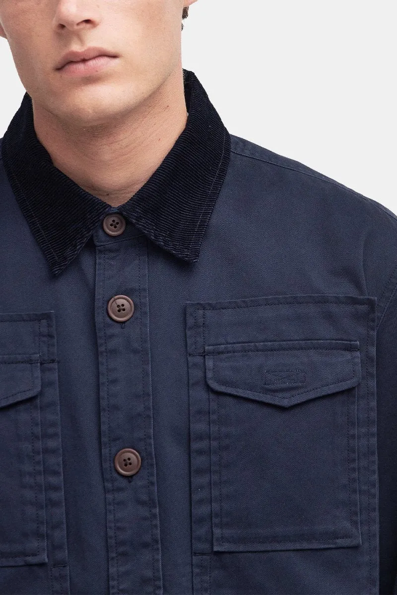 Barbour Faulkner Overshirt (Navy)