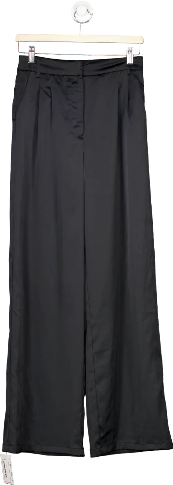 BikBok Black Wide-Leg Trousers EU 36 UK 8