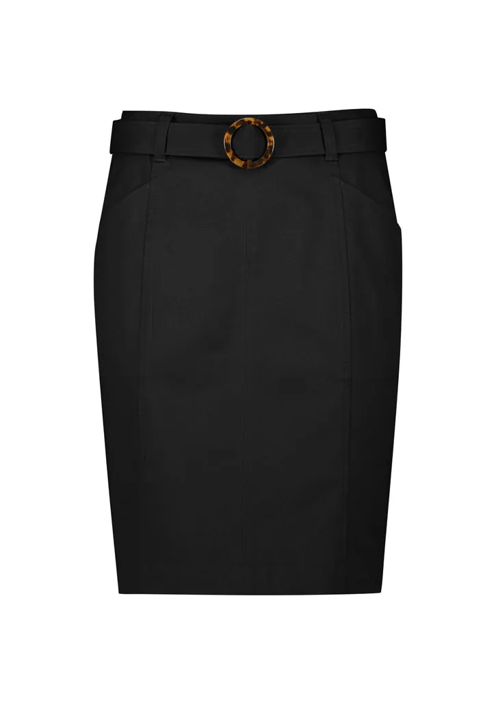 Biz Corp RGS264L Traveller Womens Chino Skirt