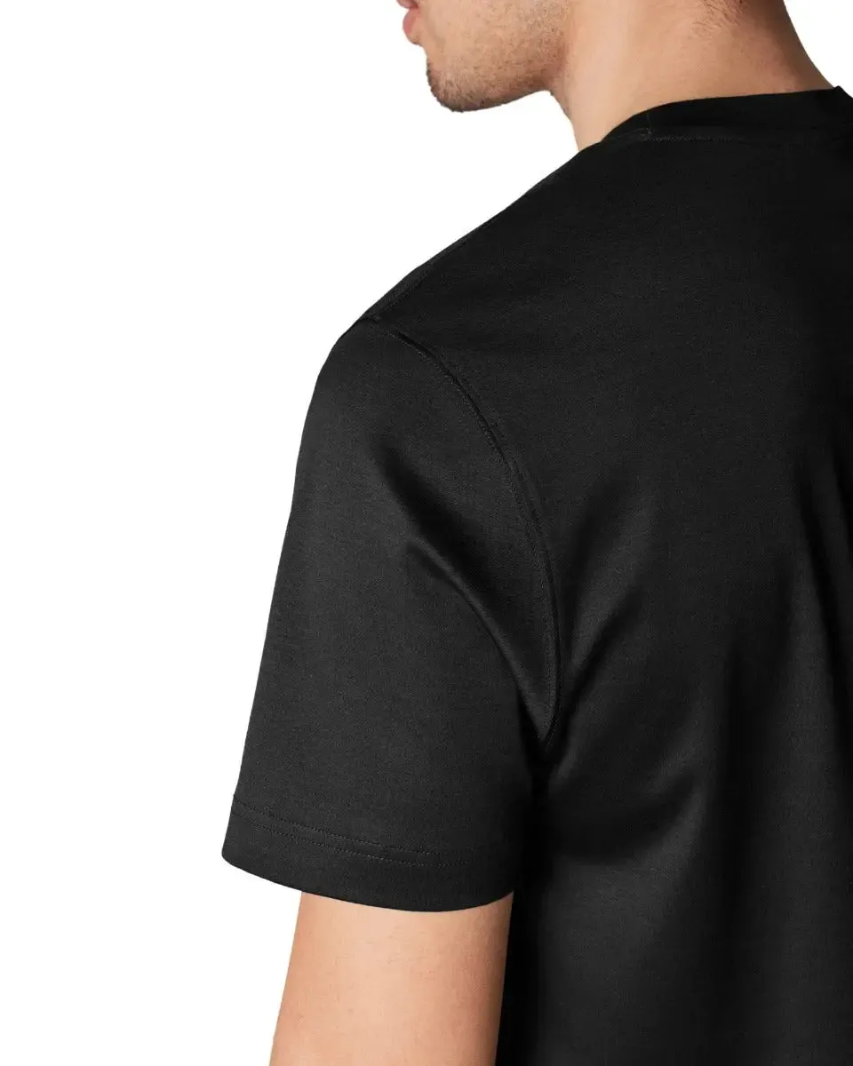 Black Filo di Scozia Slim Fit T-shirt