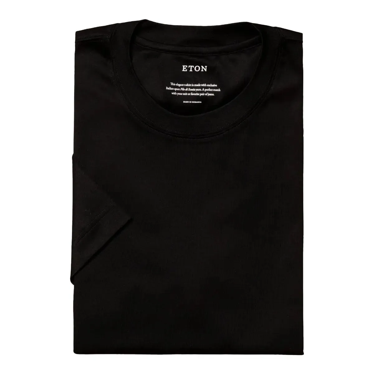 Black Filo di Scozia Slim Fit T-shirt