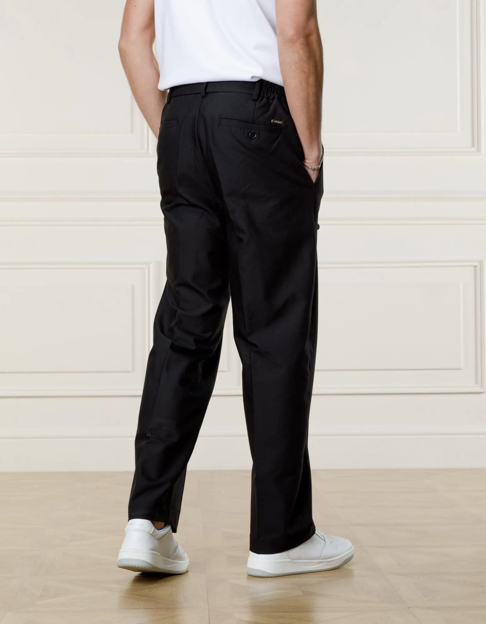 Black Relaxed Fit Trouser