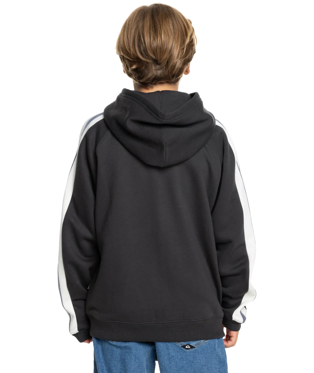 Boys Grayling Zip Hoodie in Tarmac