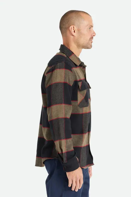 BRIXTON Men's Bowery Flannel L/S Shirt