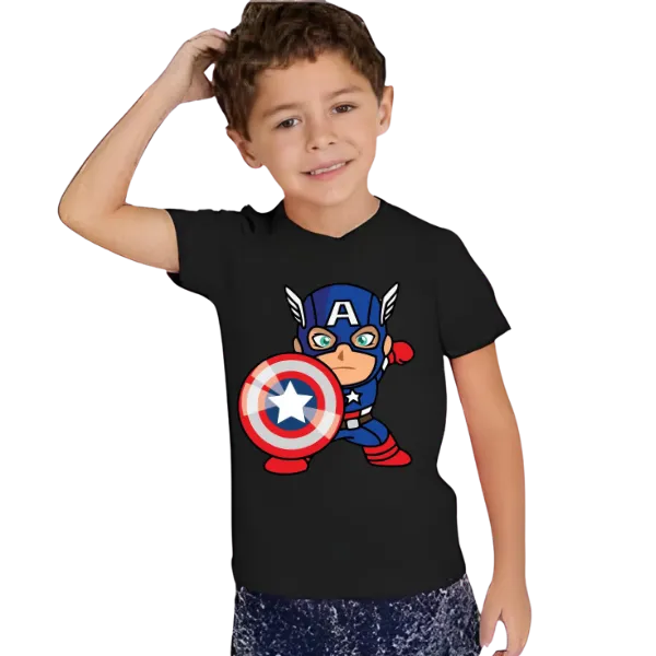 Captain America T Shirt For Kids