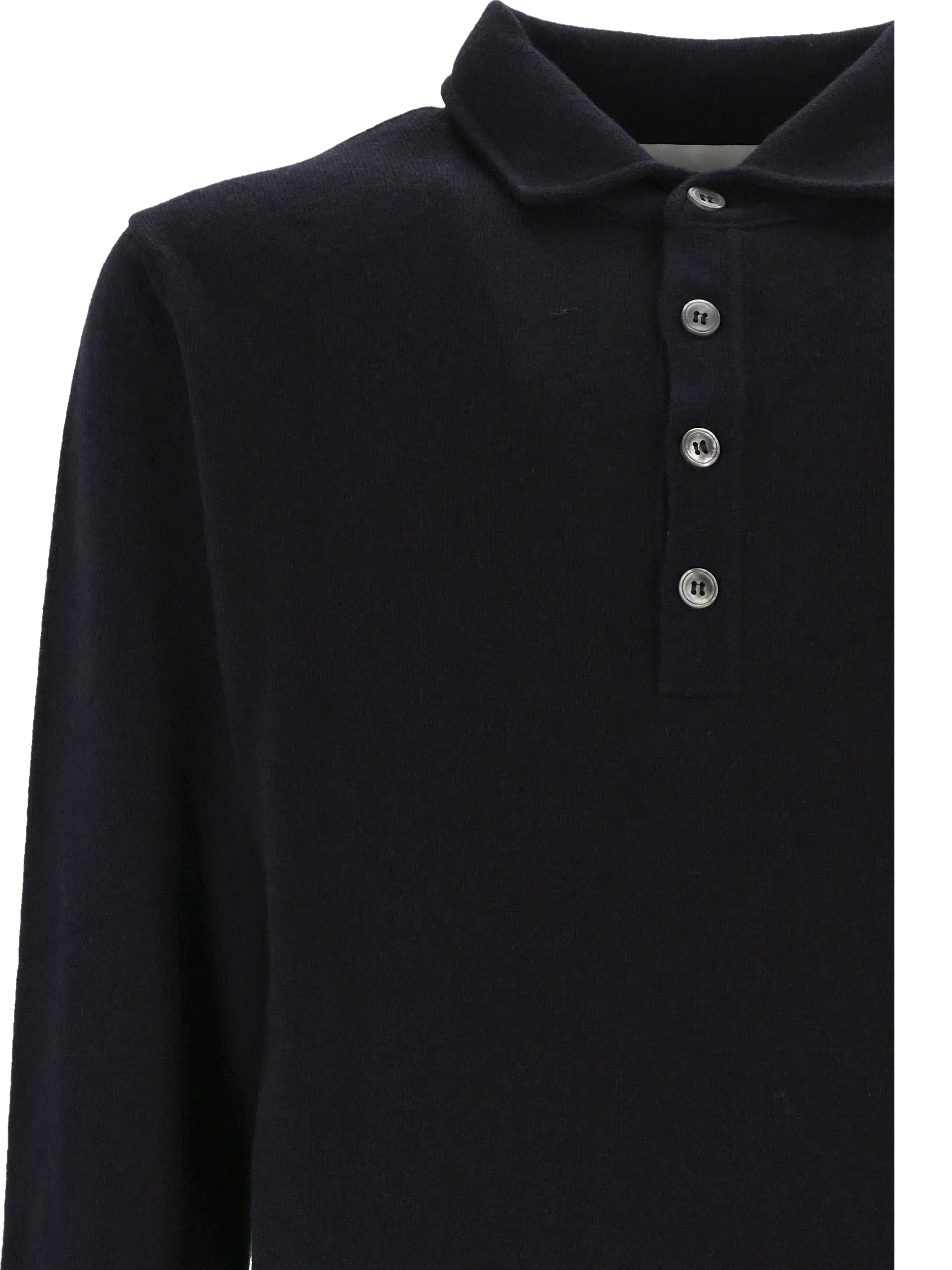 cashmere polo sweater