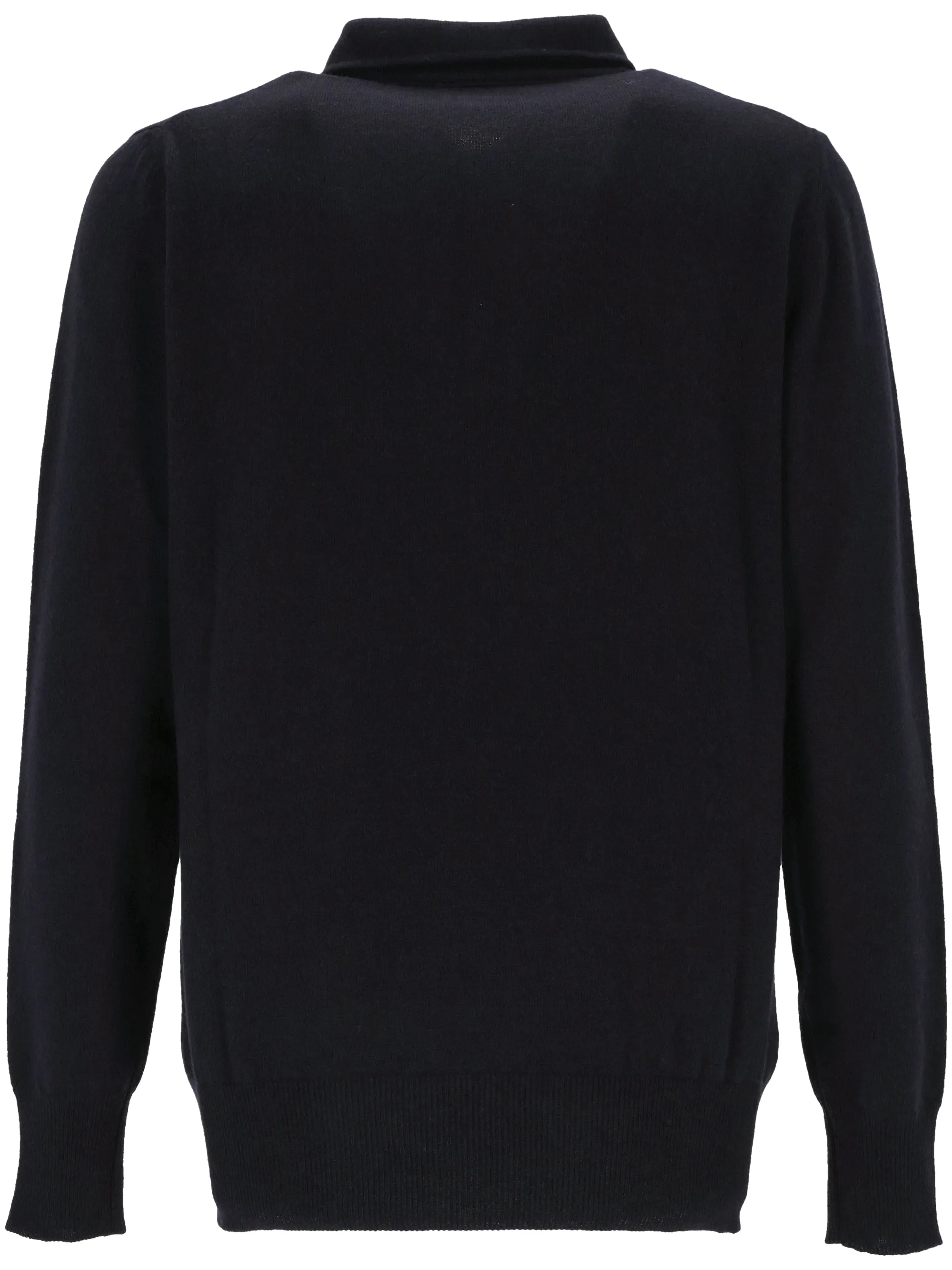 cashmere polo sweater