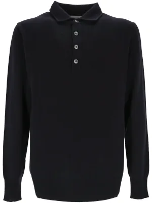 cashmere polo sweater