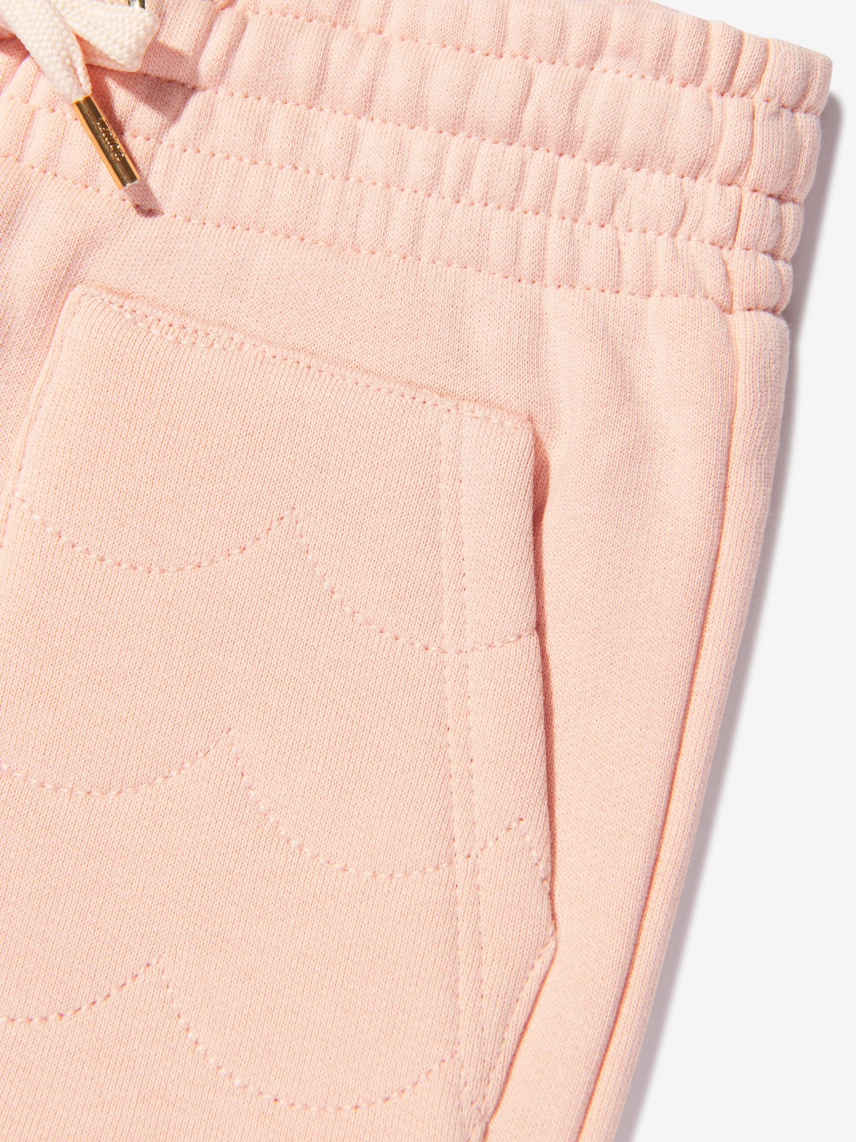 Chloé Girls Organic Cotton Joggers