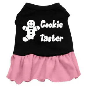 Cookie Taster Screen Print Dress Black with Pink XXXL (20)