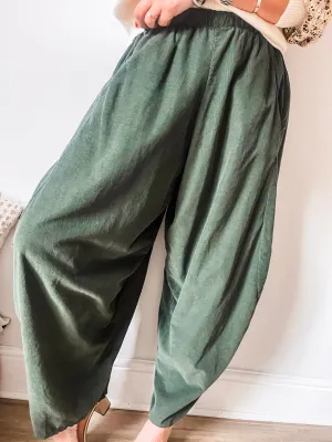 Cord Balloon Trousers