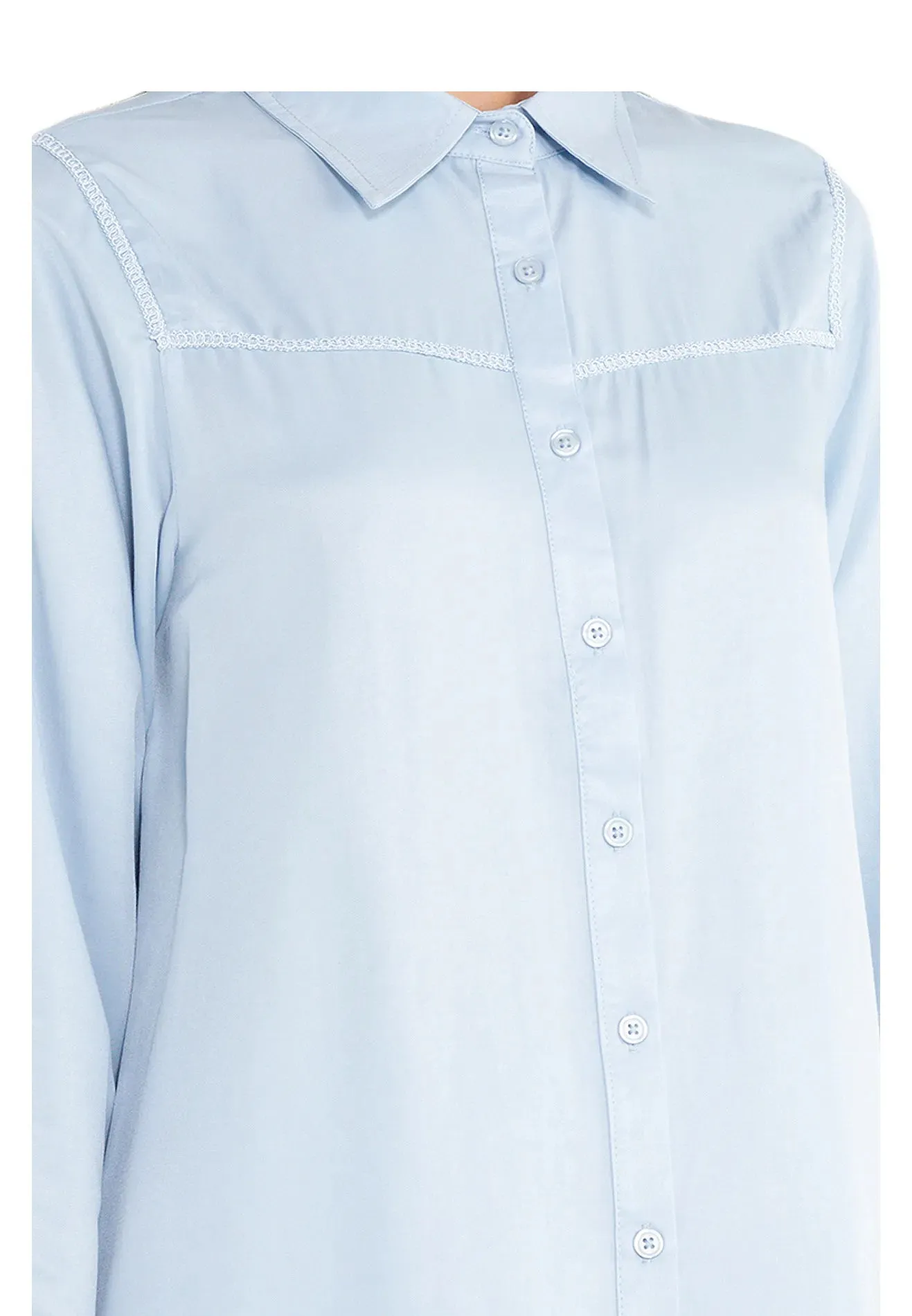 ELLE Apparel Button Up Blouse