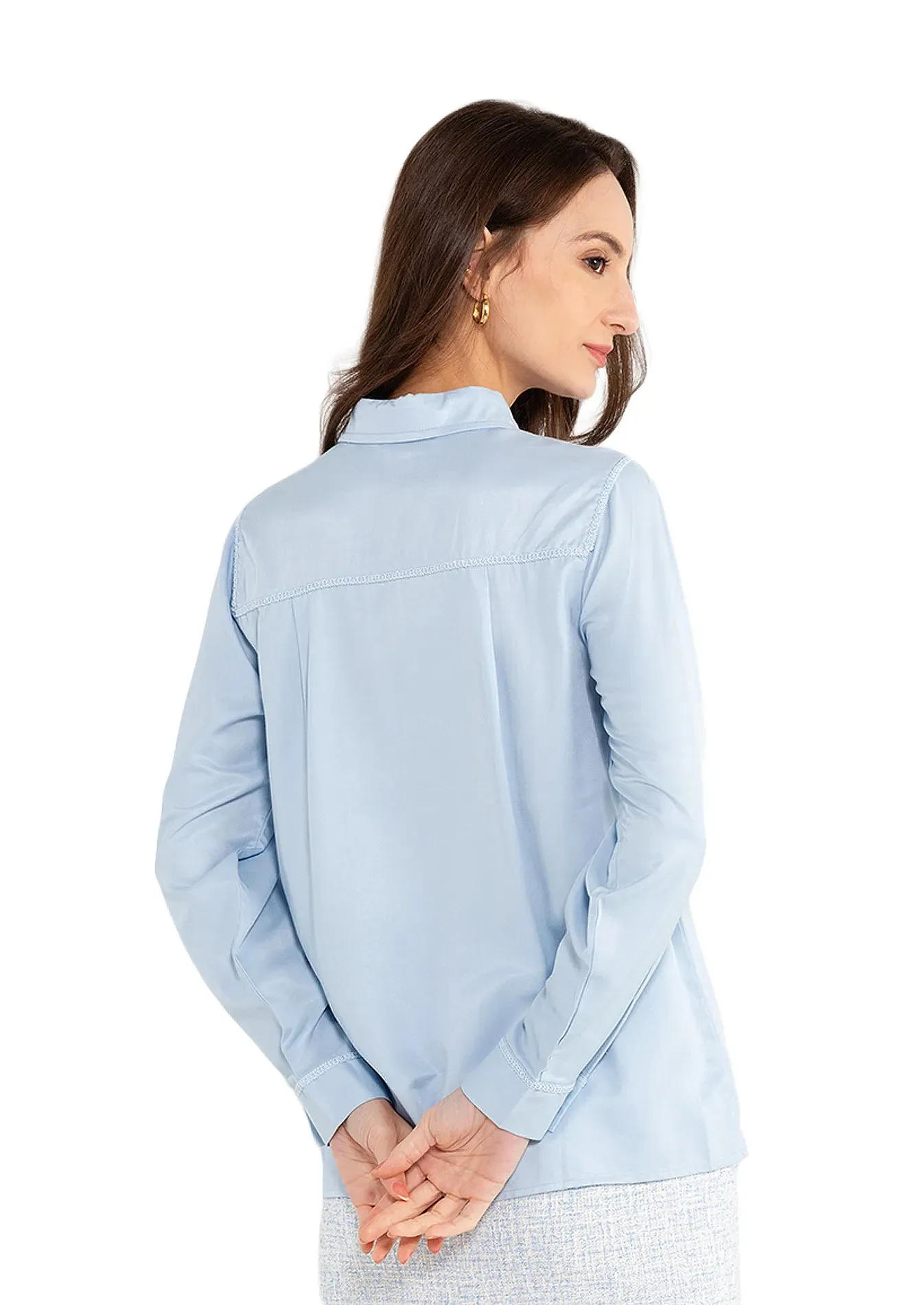 ELLE Apparel Button Up Blouse