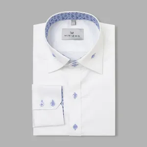 Florence White Cotton Shirt