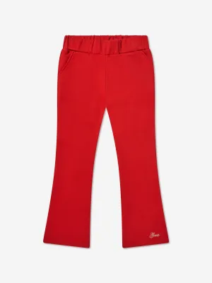 Guess Girls Logo Joggers in Red