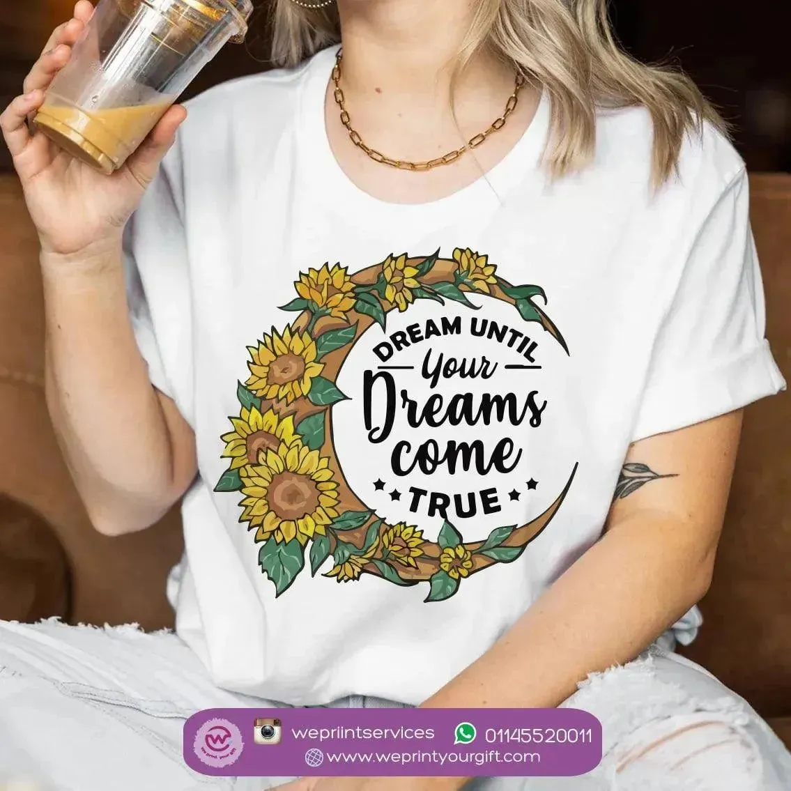 Half sleeve T-shirt- Dream Catcher