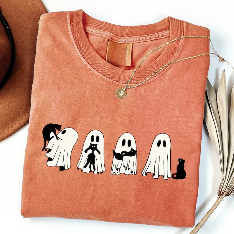 Halloween Graphic Comfy T Shirts