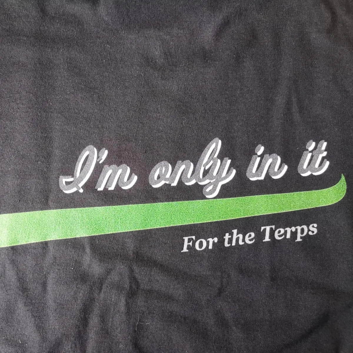 I'm only in it for the Terps - T-shirt