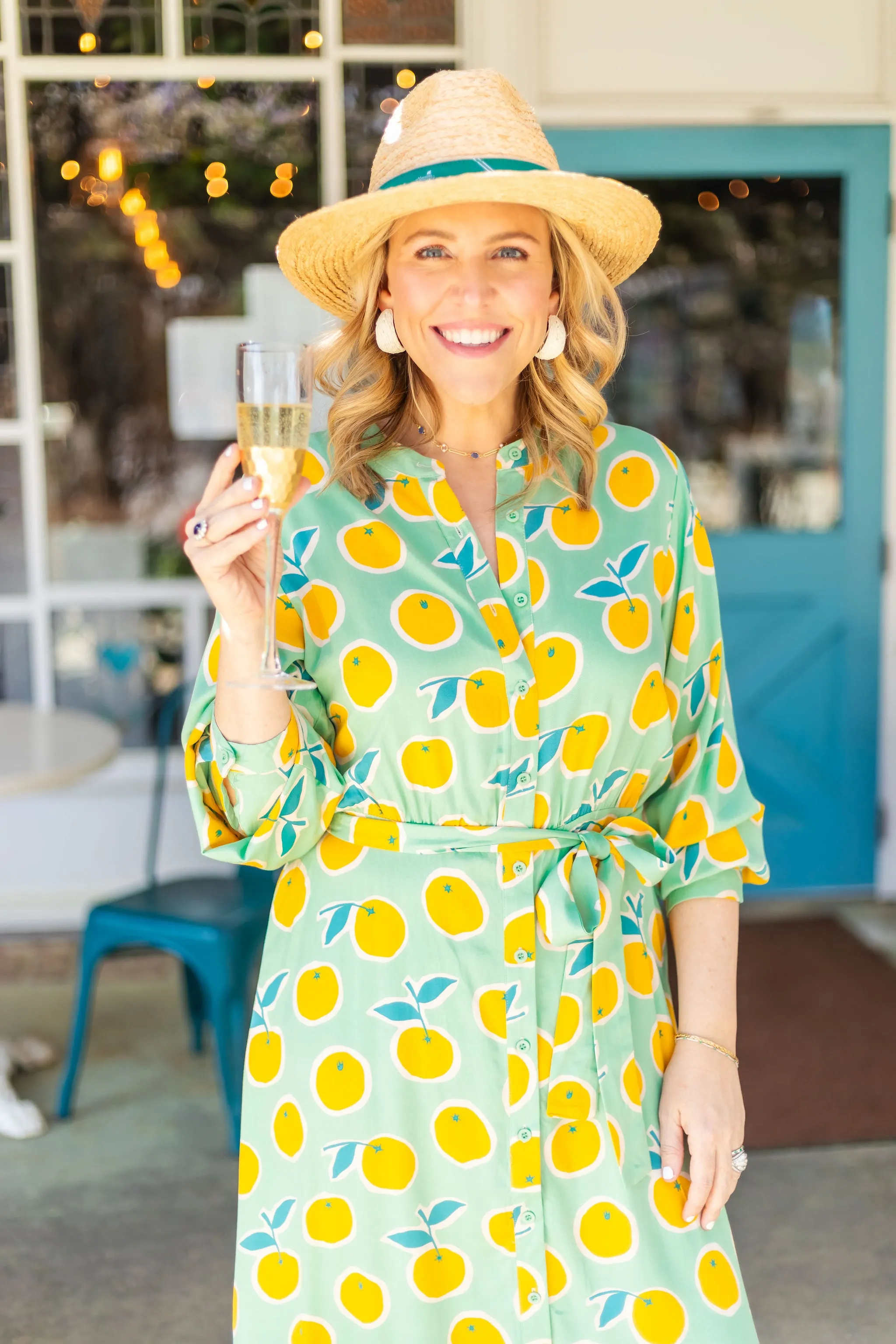 Lemon Print Dress