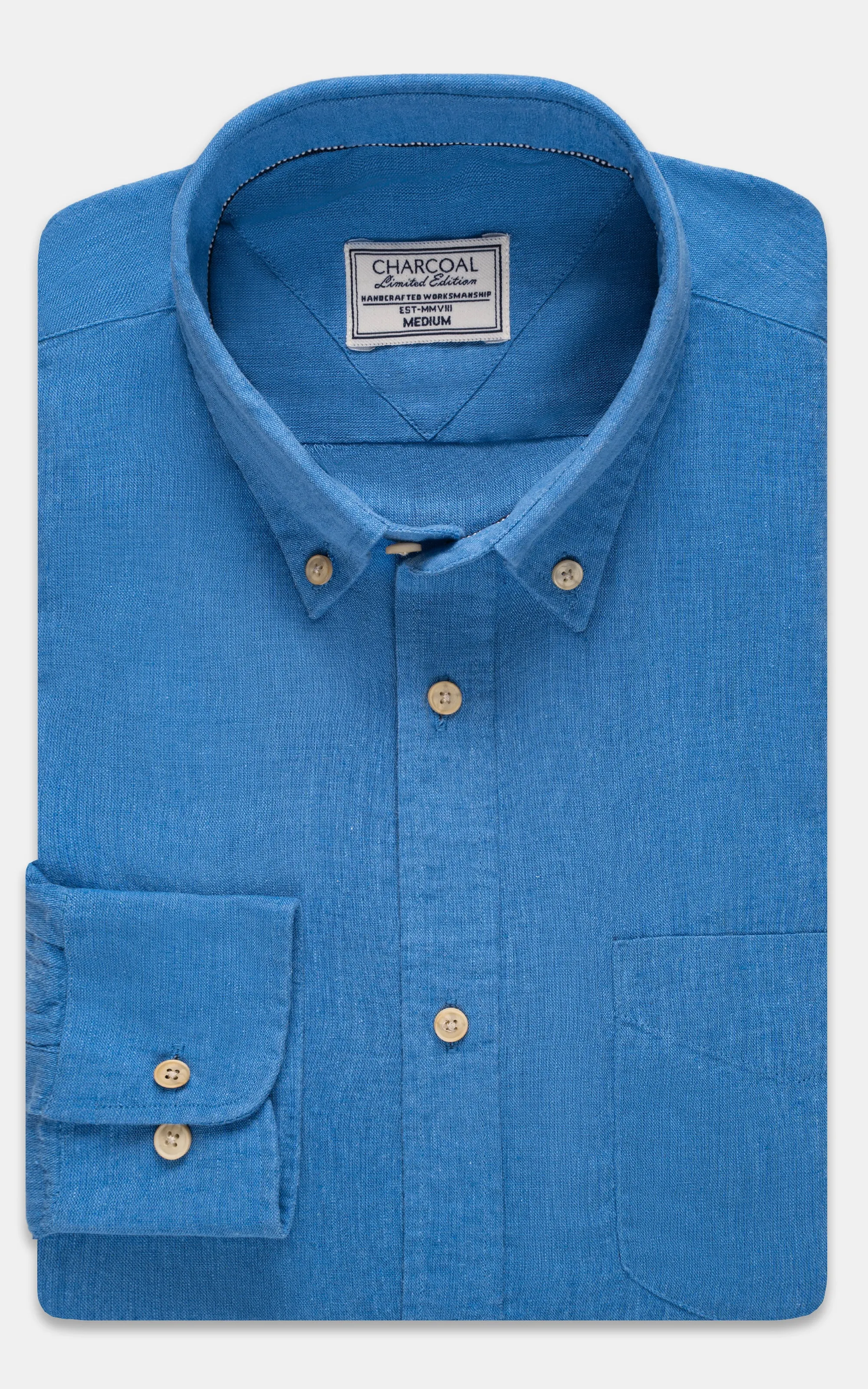 LIMITED EDITION LINEN SHIRT BLUE