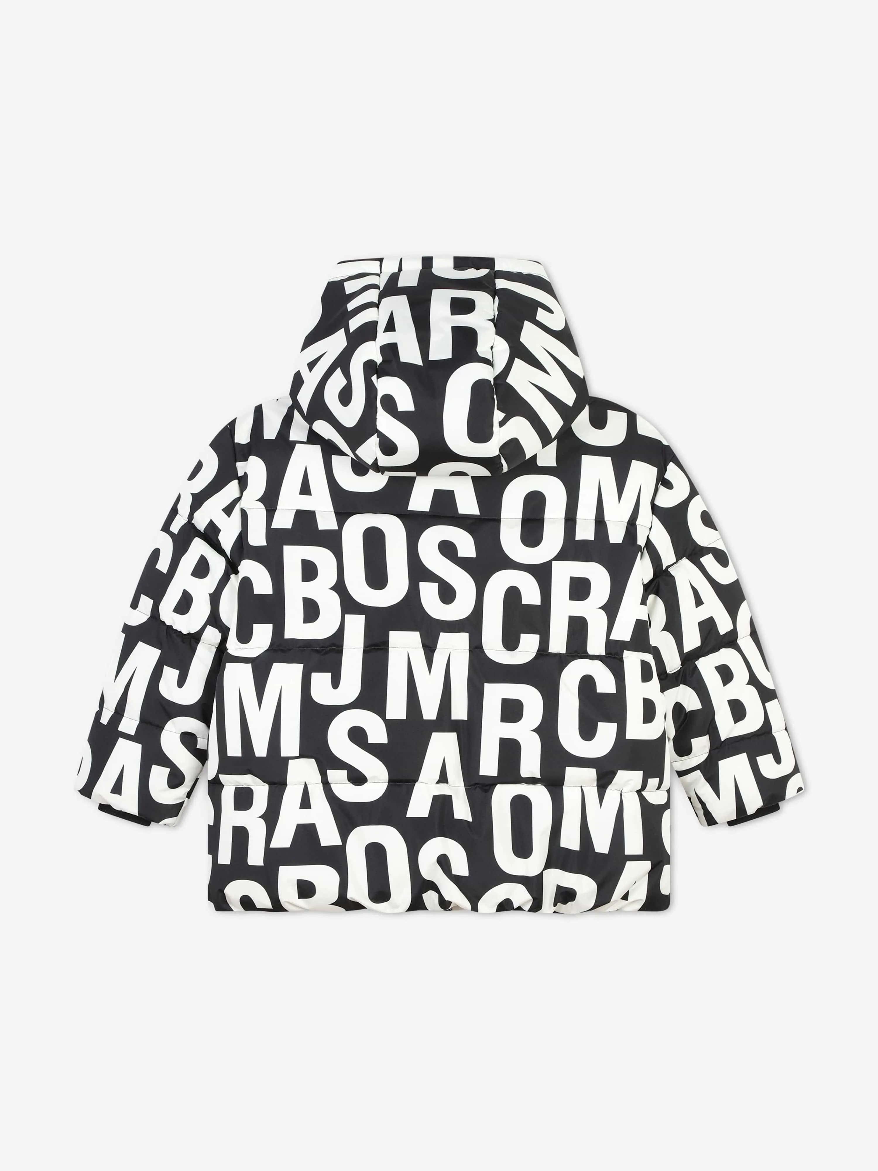 MARC JACOBS Kids Logo Puffer Jacket in Black