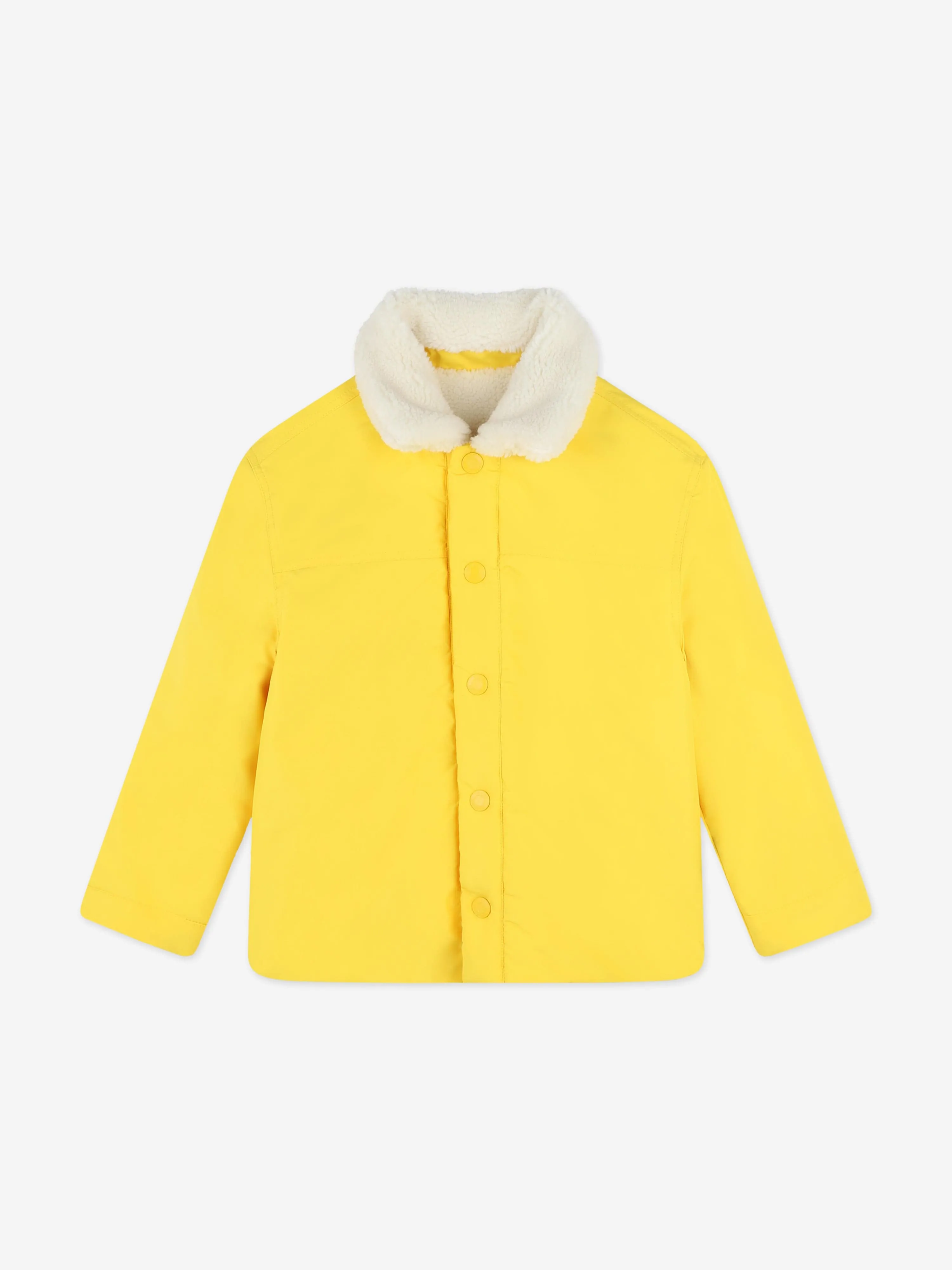 MARC JACOBS Kids Smiley Reversible Jacket in Ivory