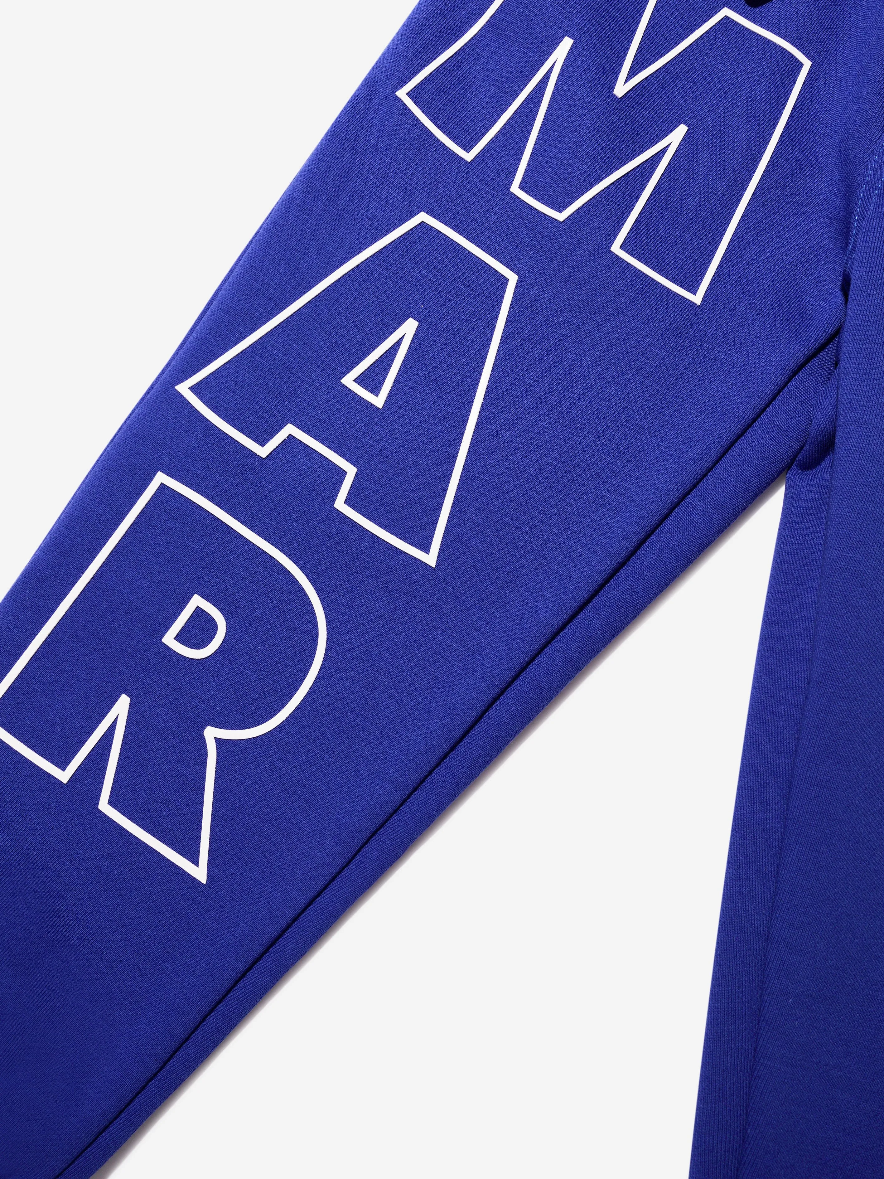 MARNI Kids Logo Joggers in Blue