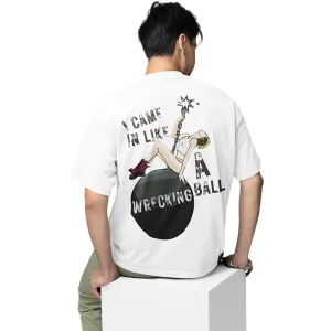 Miley Cyrus Oversized T shirt - Wrecking Ball