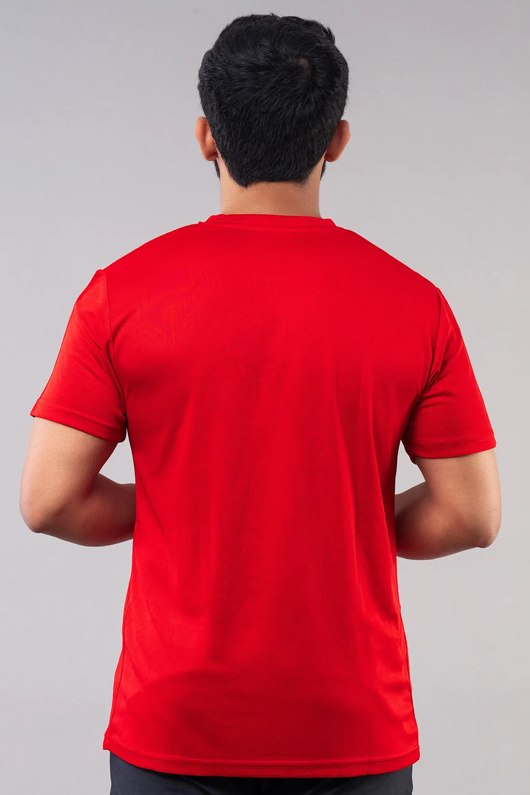 MINIMAL BUZZ THINK BIG GRAPHIC T-SHIRTS - RED