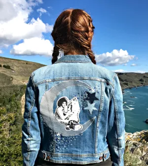 MJ in the Stars. Cosmic Michael Jackson Totem Denim Jacket