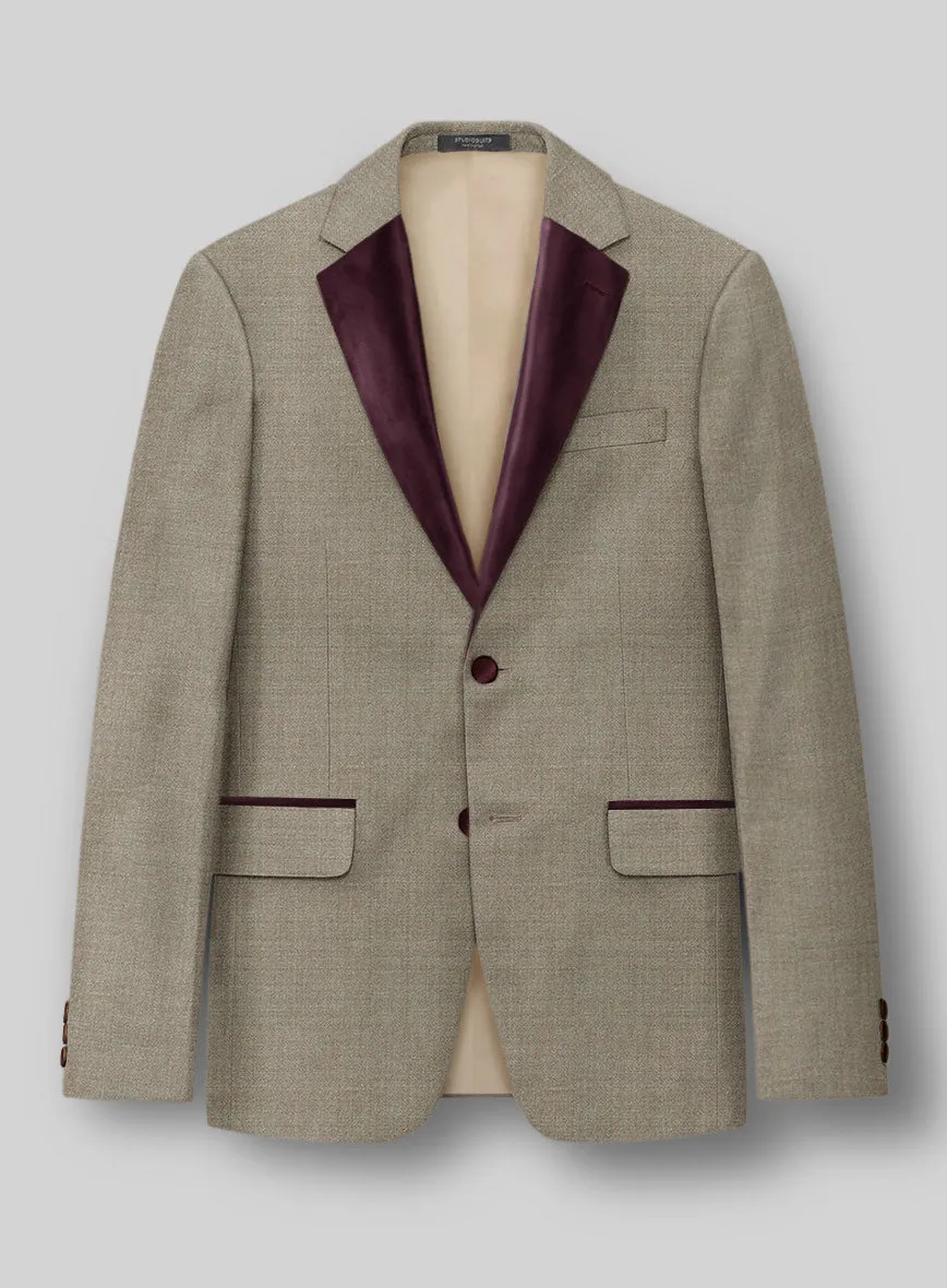 Napolean Infantry Khaki Wool Tuxedo Jacket