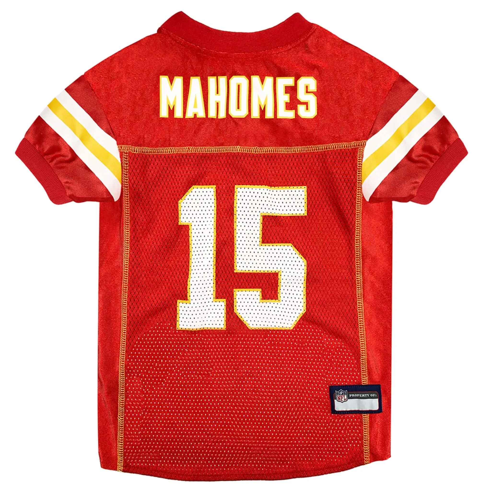 NFL Patrick Mahomes Kansas City Chiefs Mesh Dog Jersey