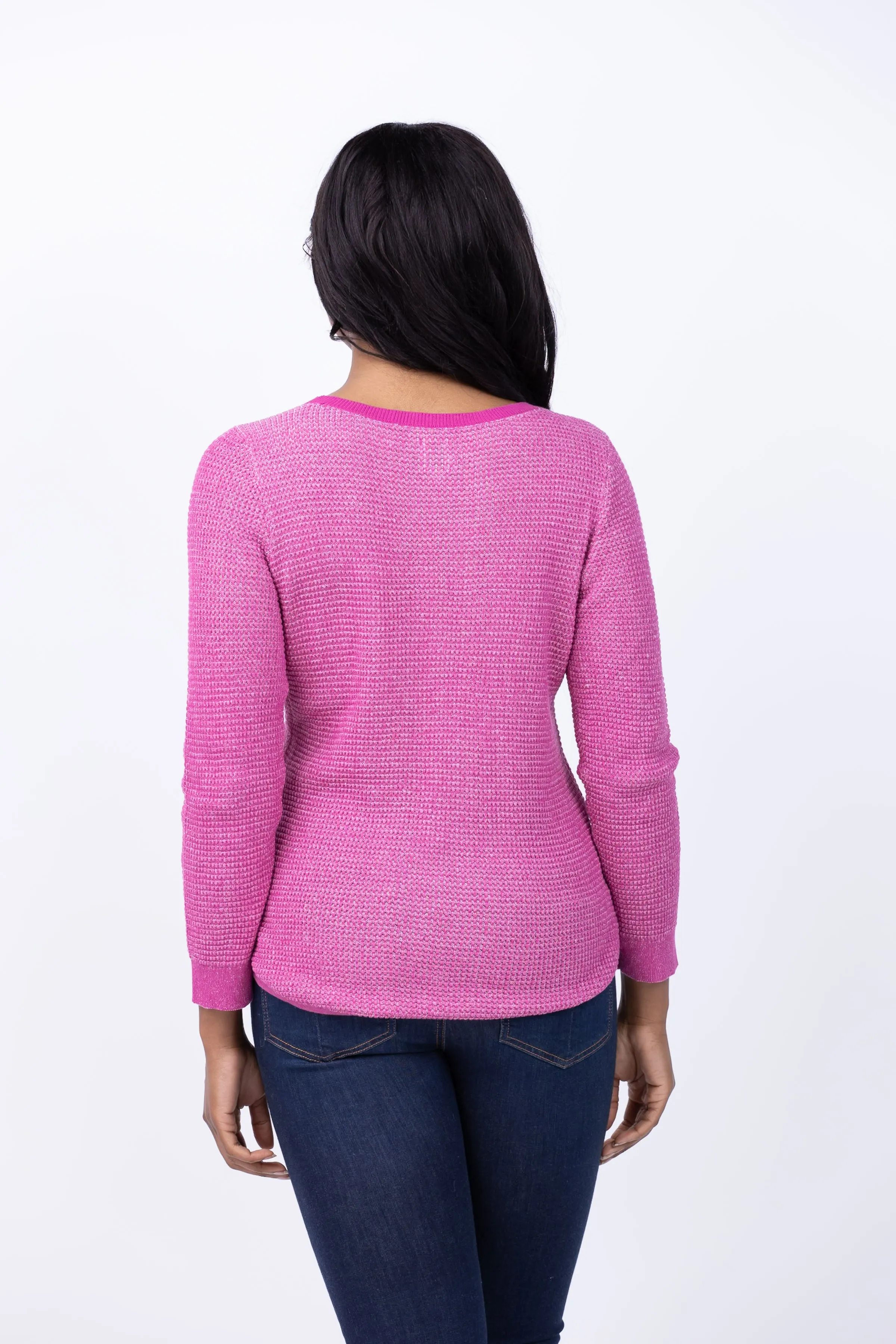 Nic   Zoe Chill Out Sweater in Orchid Petal