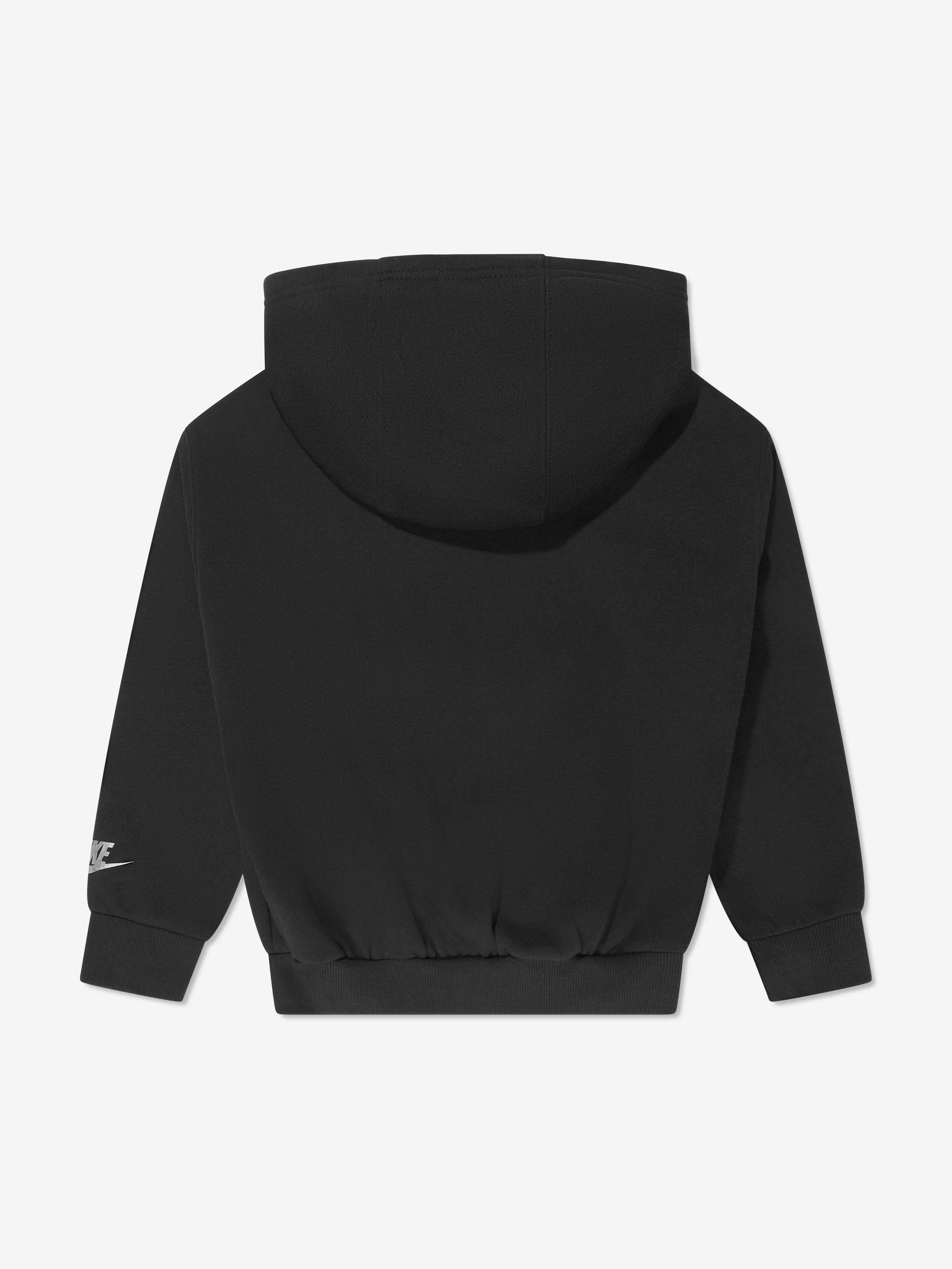 Nike Boys NSW Shine Hoodie in Black