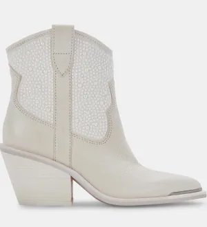 Off White Pearl Nashe Booties