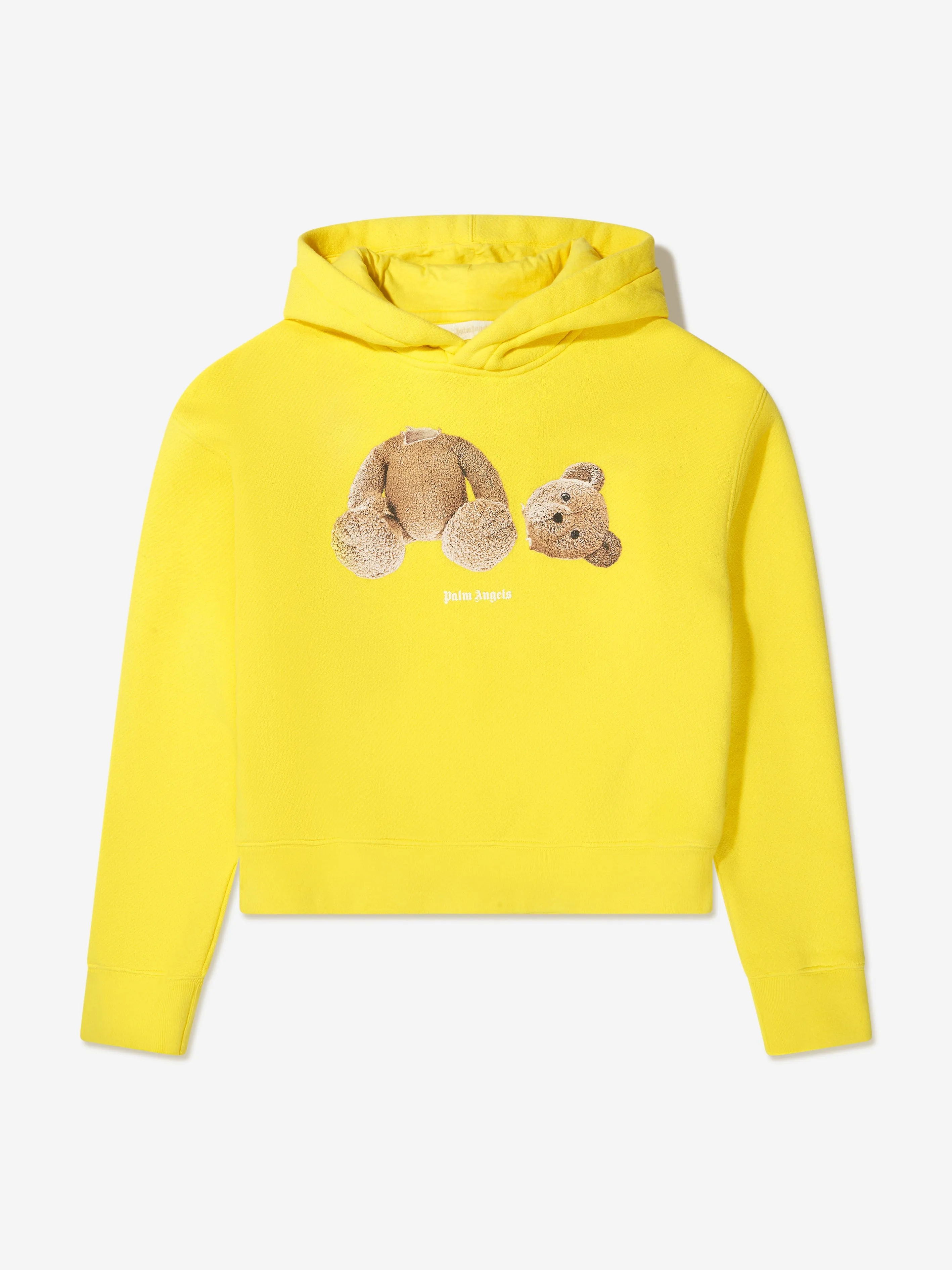 Palm Angels Girls Bear Print Hoodie