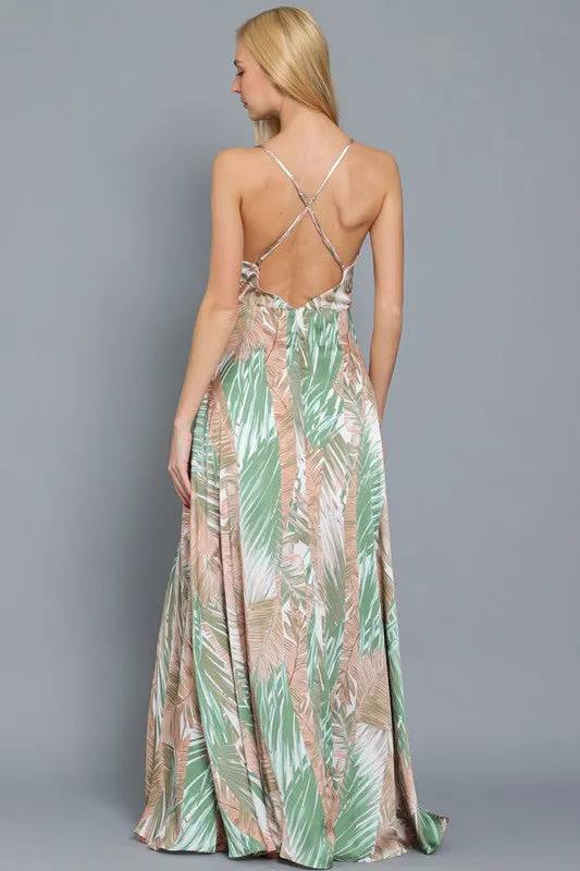 Palm Maxi Dress