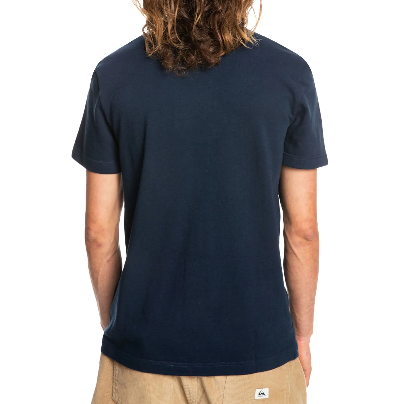 Quiksilver Mens Transat Placement Short Sleeve T-Shirt - Navy Blazer