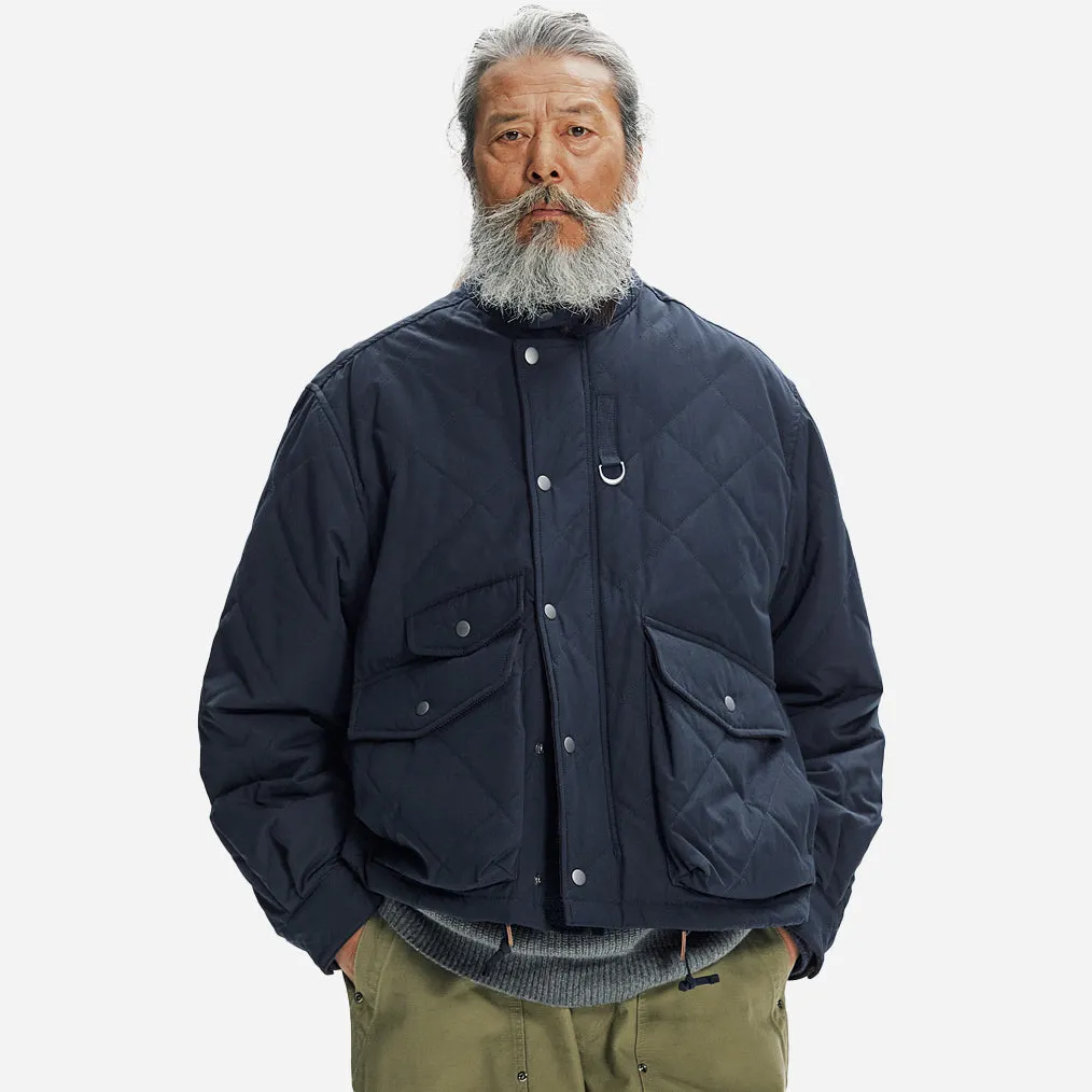 QUILTED HERITAGE HUNTING JACKET - NAVY