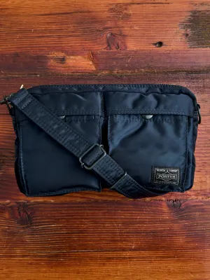 "Tanker" Shoulder Bag (S) in Iron Blue