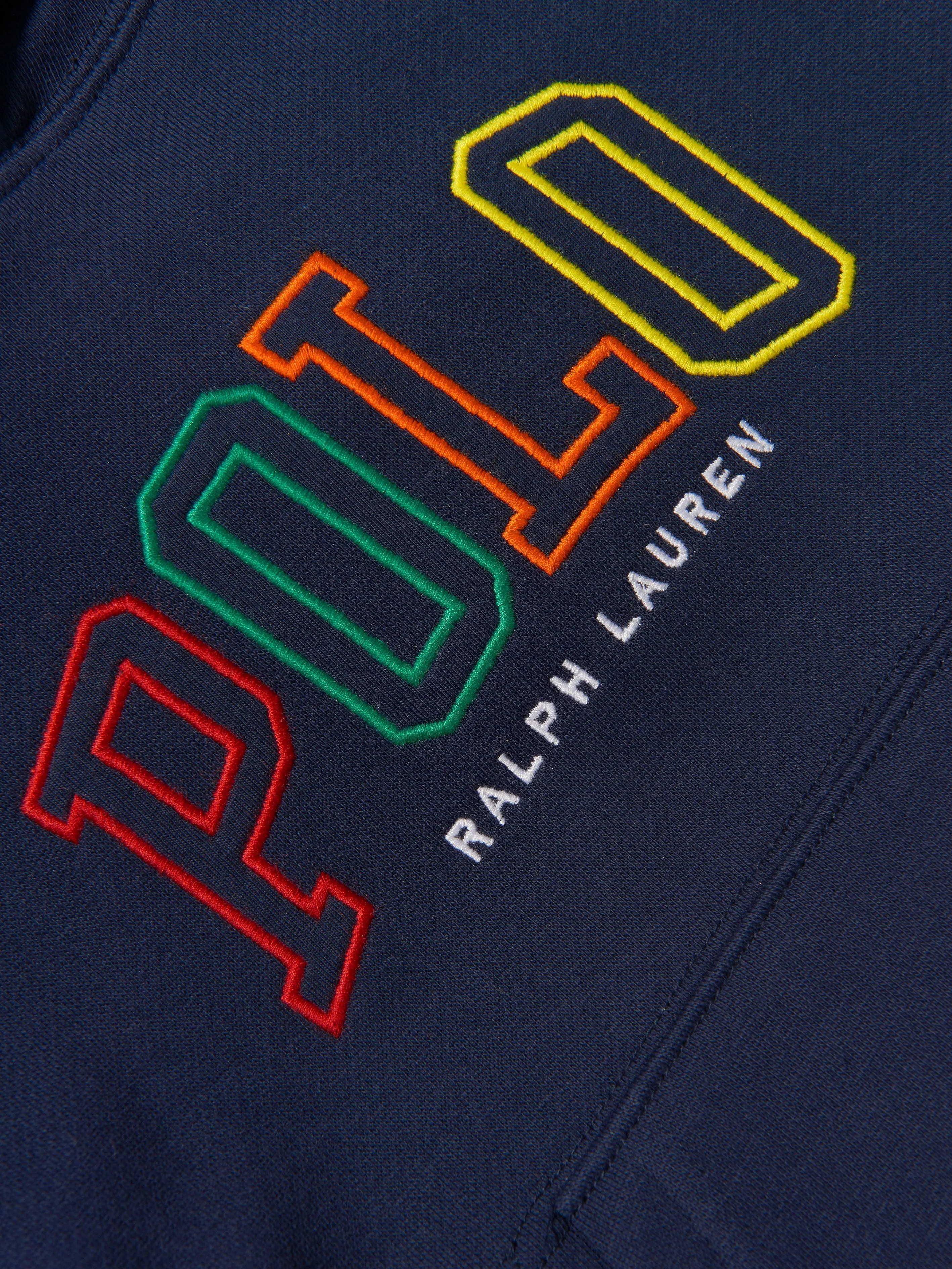 Ralph Lauren Boys Polo Logo Hoodie in Navy