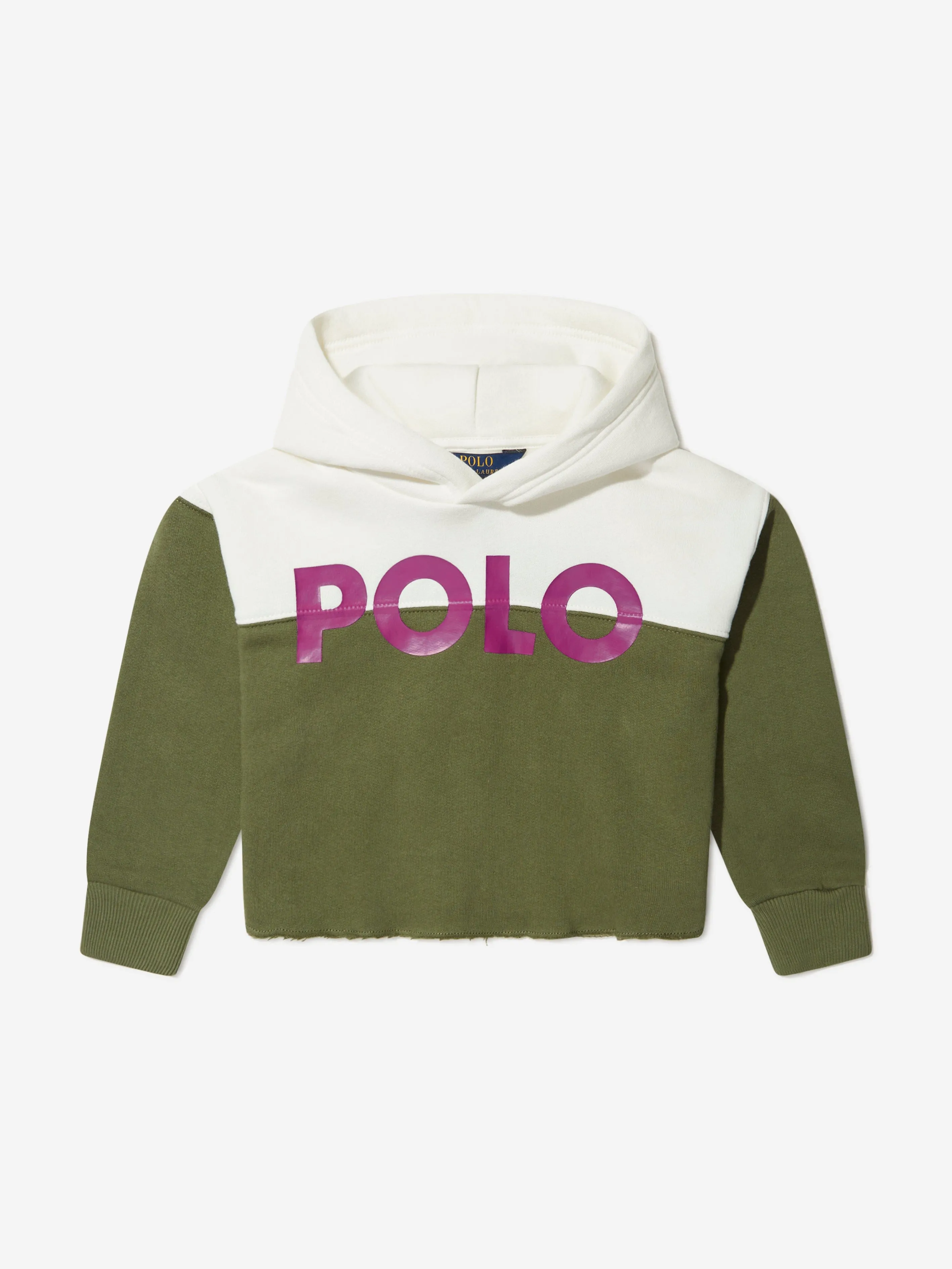 Ralph Lauren Girls Cotton Fleece Logo Hoodie