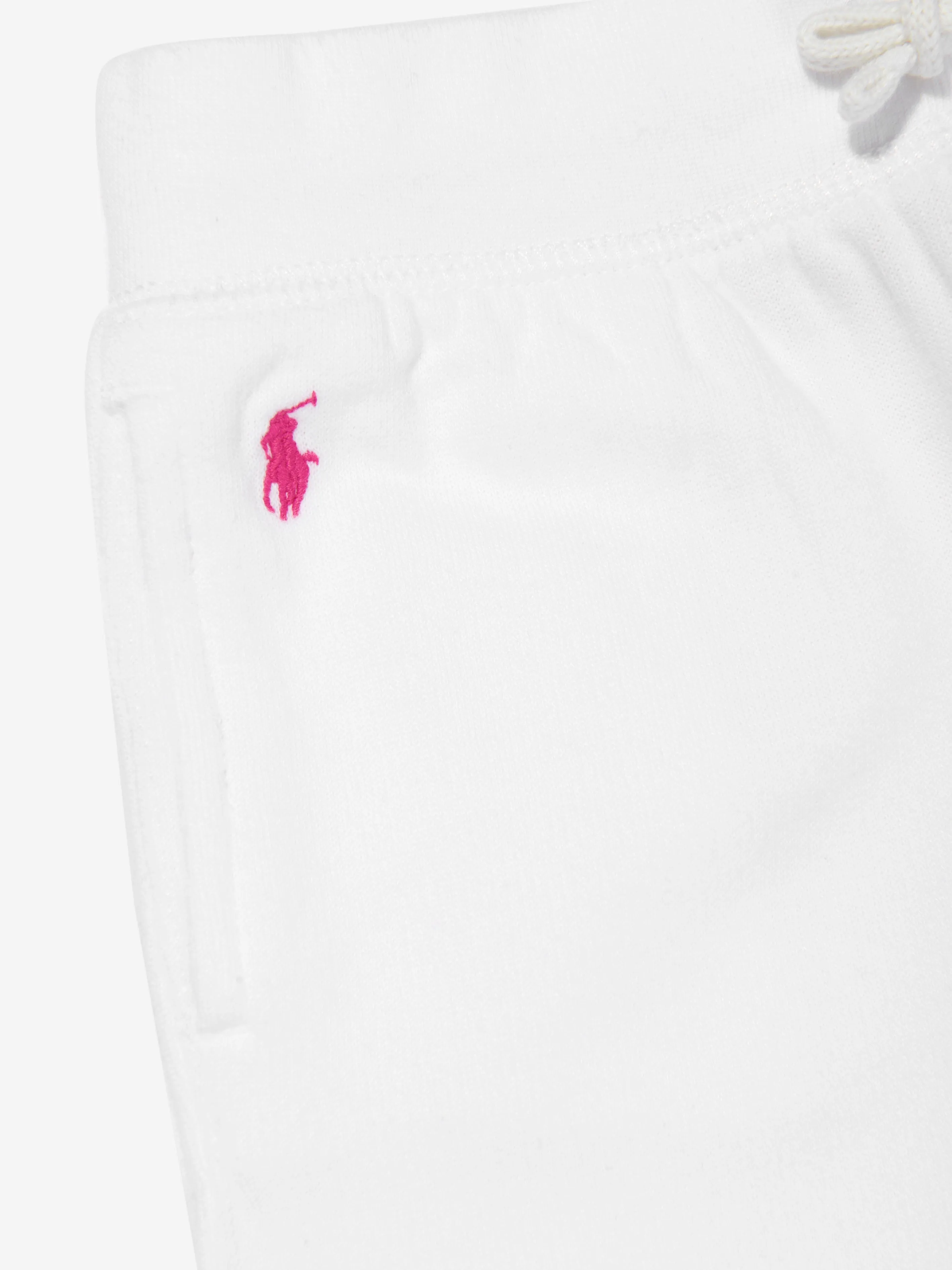 Ralph Lauren Girls Logo Joggers in White