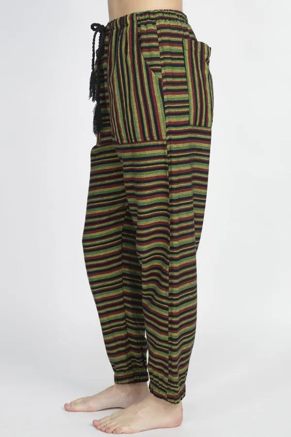 Rasta Stripe Ladies Joggers